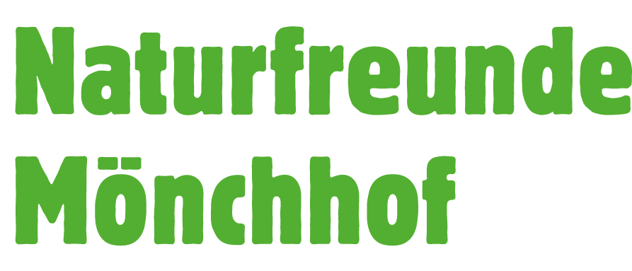 Ein Logo mit den Worten 'Naturfreu' und 'Monchho' in grüner Schrift auf schwarzem Hintergrund.