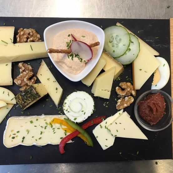 Food, Cheese, Food Presentation, Plate