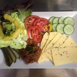Food, Food Presentation, Plate, Cheese