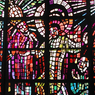 Art, Stained Glass, Person, Face, Head