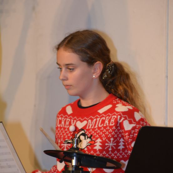 Bild enthält, Microphone, Adult, Female, Person, Woman, Face, Music, Musical Instrument, Musician, Performer