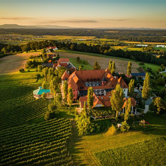 Bild enthält, Outdoors, Nature, Countryside, Rural, Architecture, Building, Aerial View, Farm, Village
