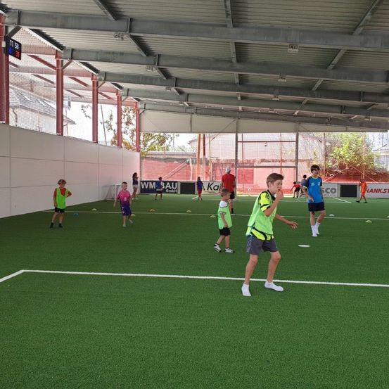 Bild enthält, Person, Clothing, Footwear, Shoe, Ball, Football, Soccer, Soccer Ball, Sport, Field