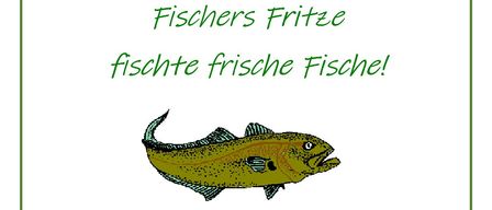 Plakat für Fischers Fritze-Event. Zeigt einen Hummer und einen Fisch, Termine vom 03. bis 08. März 2026. Kontaktinformationen vorhanden.