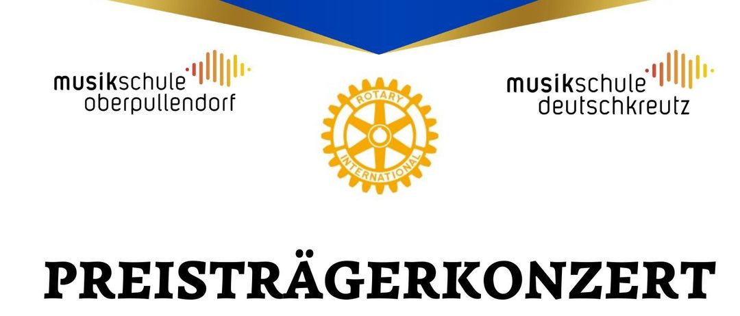 Eine Ankündigung für ein Preisträgerkonzert an der Musikschule Oberpullendorf. Das Event ist für Freitag, den 19. Juni 2026, um 18 Uhr geplant. Der Saal der Musikschule Oberpullendorf wird als Veranstaltungsort genannt. Das Konzert verspricht ein abwechslungsreiches Programm mit herausragenden musikalischen Talenten. Die drei Preisträger werden während des Konzerts gefeiert.