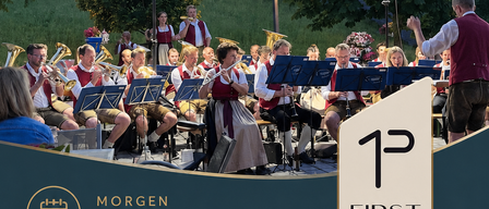 Einladung zum Platzkonzert der Trachtenburg Musikkapelle am 30.06.26, Beginn um 20.00 Uhr. Erleben Sie einen stimmungsvollen Abend mit echter Blasmusik.