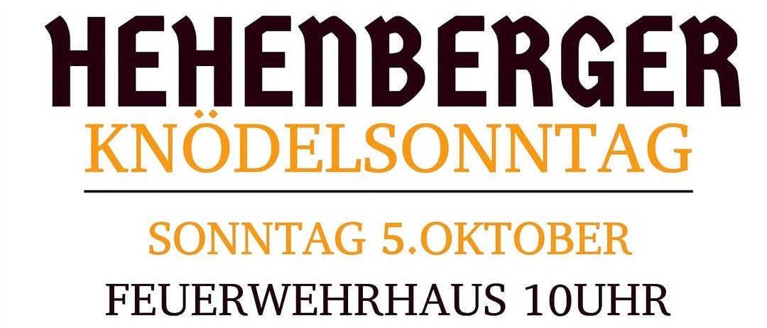 Ein Poster für Henbero Modelsonntag am Sonntag, 5. Oktober, zeigt ein Logo und Text in fetten, dunkelbraunen und orangefarbenen Schriften.