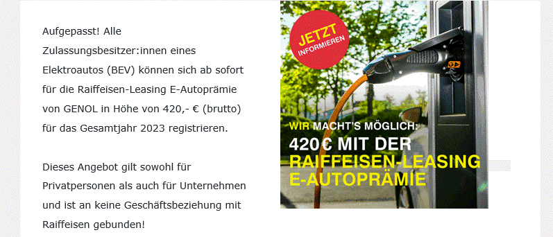 RaiffeisenLeasingE-Autoprmie