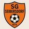 Das SG Seibersdorf-Logo zeigt einen Fußball in einem Wappenschild, mit dem Namen Seibersdorf und dem Jahr 1974.
