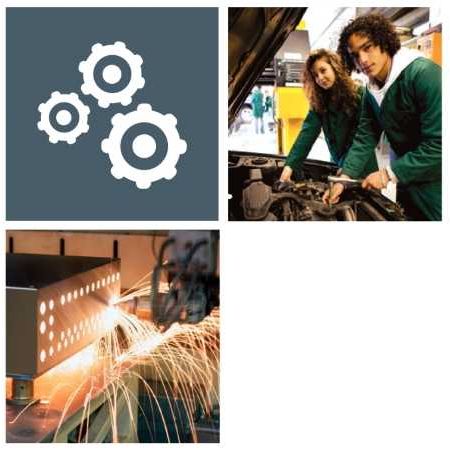 Bild enthält, Factory, People, Person, Manufacturing, Adult, Female, Woman, Male, Man