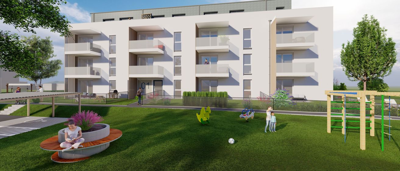 Bild enthält, Grass, Plant, Lawn, City, Building, Person, Outdoors, Building Complex, Play Area, Urban