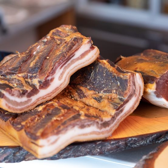 Bild enthält, Food, Meat, Pork, Bacon