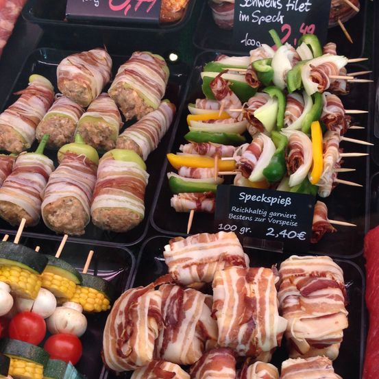 Bild enthält, Food, Meat, Pork, Bacon, Shop, Bread