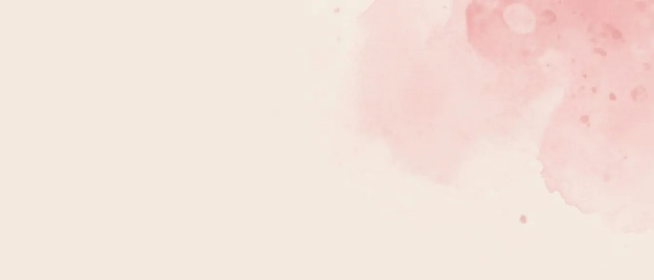 Ein weiches rosa Wasserfarben-Effekt auf weißem Hintergrund, mit sanften Farbtönen, die ein beruhigendes visuelles Erlebnis schaffen.