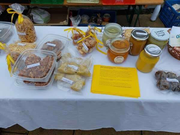 Bild enthält, Mason Jar, Can, Tin, Business Card, Paper, Text