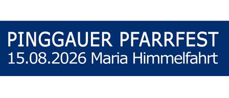 Ein blaues Schild mit weißem Text, das 'GAUER PFARR 026 Maria Himm' lautet. Der Text ist zentriert und scheint eine Kombination aus einem Namen und einem Ort zu sein.
