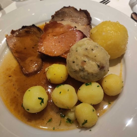 Food, Food Presentation, Plate, Spoon, Meal, Fork, Dish, Meat