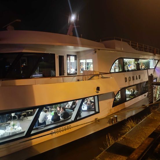 Transportation, Vehicle, Yacht, Person, Cup, Boat