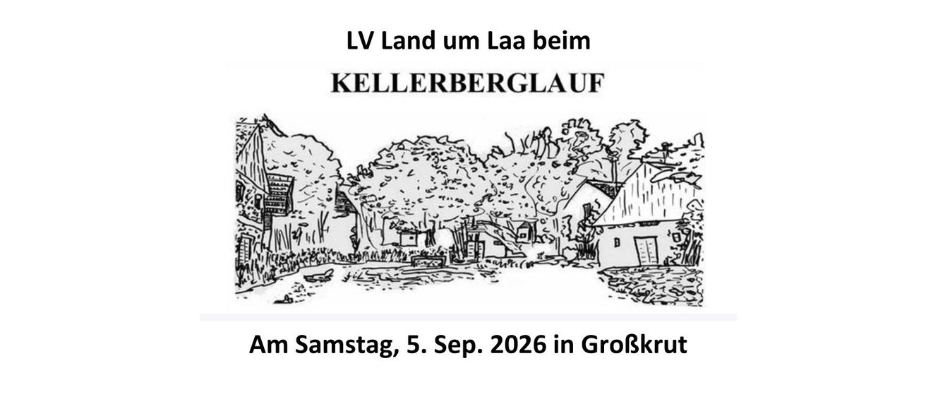 Schwarz-Weiß-Bild einer Dorfszene mit einem Haus und einem Fluss am Samstag, 5. September 2026, in Großkrut.