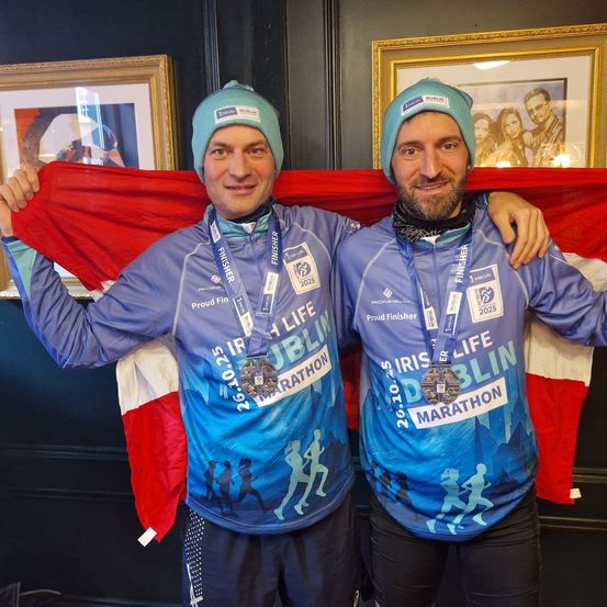 Irish Life Dublin Marathon 2025 - Eigner Christian, pers. Bestzeit 2:40:28, Eigner Clemens, 2:57:13