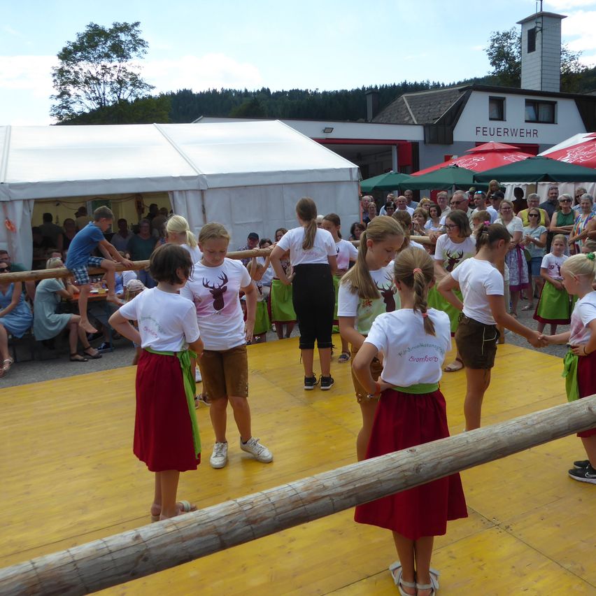 Bild enthält, Wood, People, Person, Skirt, Child, Female, Girl, Boy, Male, Shorts