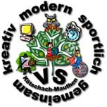 Das Logo von Kreativ Modern Spotlich zeigt einen Baum mit verschiedenen Symbolen darum herum, darunter eine Uhr, eine Eule, einen Monitor und Kinder. Der Text VS und 'Kotschach-Mauthen' ist deutlich sichtbar.