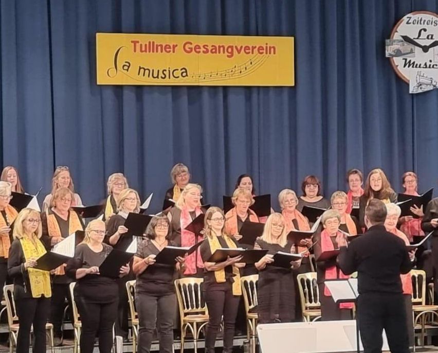 Bild enthält, Group Performance, Person, Music, Musician, Performer, Singing, Adult, Male, Man, Baton