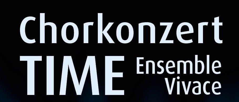 Poster for Ensemble Vivace's musical event, featuring a clock design. It states that the musical direction is by Christina Kleinfercher, with music by The Coolharmonics. The event is on Saturday, May 30, 2026 at 19:30 in Amthof, Feldkirchen. Tickets are available at the tourist office or via email.