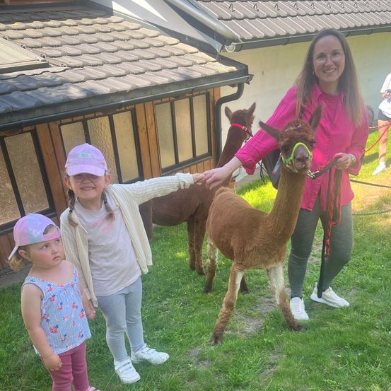Alpaka Wanderung - Familie Lehner