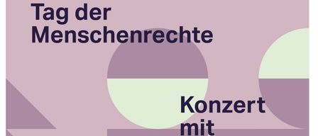 Plakat für ein Konzert mit Lesung am Montag, 8. Dezember 2025 um 16 Uhr in der Stickerei Rankweil, St.-Peter-Gässele 3. Jazzmusik von Erich Peter und Manfred Vith. Arabische Musik von Familie Ahmad Alkhatab mit Lian und Lara. Anmeldung erforderlich.