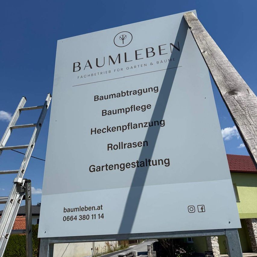 Baumleben Fachbetrieb für Garten & Bäume: Baumabtragung, Baumflege, Heckenpflanzung, Rollrasen, Gartengestaltung.