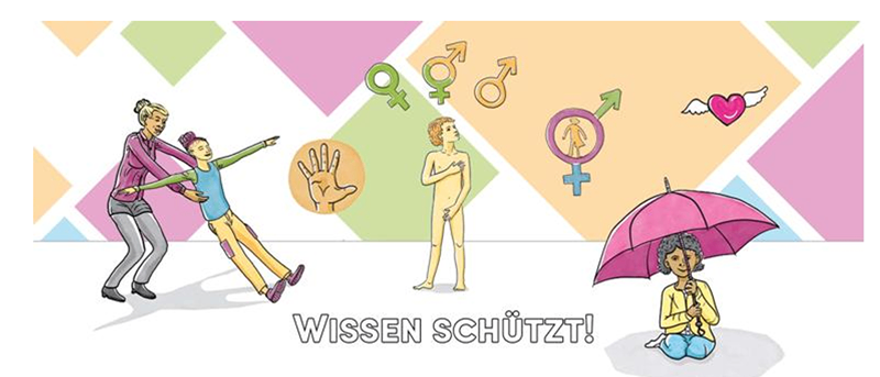 Einladung zur Informationsveranstaltung für Eltern und Bezugspersonen von 0 bis 10-jährigen Kindern zur sexuellen Bildung und zum Schutz vor sexueller Gewalt.