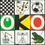 Mittelschule Ernstbrunn-Logo. Eine Collage zeigt verschiedene Symbole: einen Fußball, eine Farbpalette, ein Schachbrett, einen Frosch, ein wissenschaftliches Experiment, eine menschliche Figur und drei große Buchstaben KO in verschiedenen Farben.