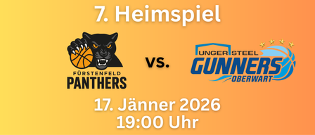 Heimspiel Nummer 7 für die Panthers. Geplant für den 17. Jänner 2026 um 19:00 Uhr. Der Gegner ist Guntenfield.