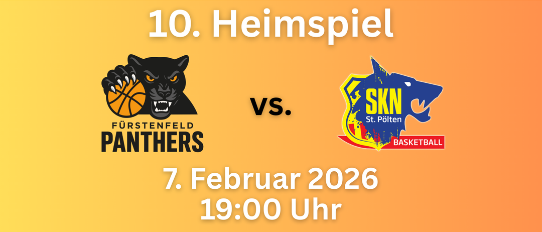 Heimspiel 10: Panthers Unfeld gegen SK Pößers. Datum: 7. Februar 2026, Zeit: 19:00