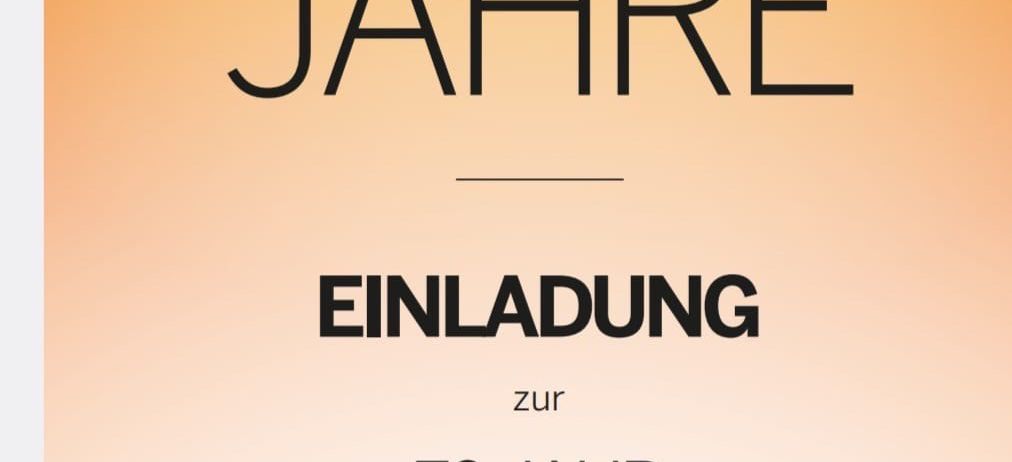 Jubiläumsfeierposter für das 70-jährige Bestehen der Fürstenfeld Panthers. Daten: 1955-2025. Einladung zur Veranstaltung am 5. Dezember 2025 mit Abendessen und Live-Musik.