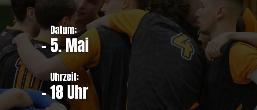 Einladung zum Panthers Stammtisch. Datum: 5. Mai, Zeit: 18 Uhr, Ort: Gasthaus Fesch, Fürstenfeld.