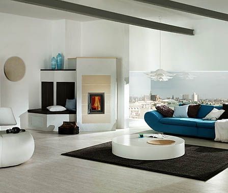Bild enthält, Home Decor, Furniture, Table, Indoors, Living Room, Coffee Table, Couch, Fireplace, Rug, Interior Design