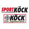 The logo for Sport Köck, a hunting equipment provider, featuring a rifle target icon.