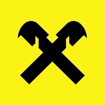 Ein gelber Hintergrund mit einem großen schwarzen 'X'-Symbol in der Mitte. Das 'X' besteht aus zwei sich schneidenden Pfeilen, die diagonal zeigen.