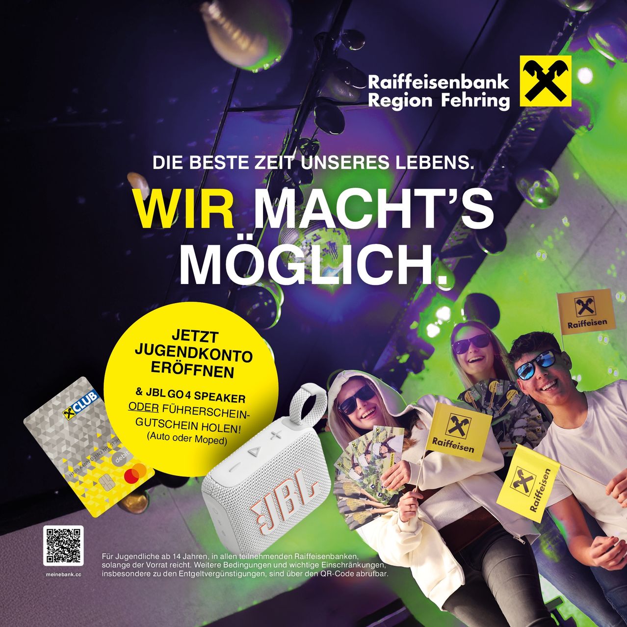 Bild enthält, Advertisement, Poster, Adult, Female, Person, Woman, Male, Man, Face, QR Code