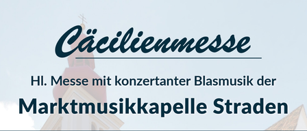 Ein Plakat mit einer Kirchenkuppel im Hintergrund und Text auf Deutsch, der 'Basilika mit konzentrierter Blasmusikkapelle St' lautet.