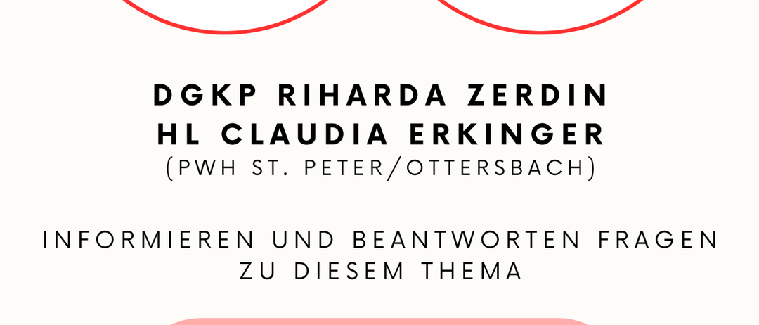 Ein Plakat für eine Veranstaltung über Wohnmöglichkeiten im Alter mit den Rednern Riharda Zerdin und Claudia Erkinger. Die Veranstaltung ist für Mittwoch, 6. Mai 2026, um 13:30 Uhr geplant.