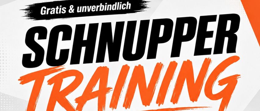 Schnupper Training for absolute beginners. Saturday, 06.06.2026, from 13:00 to 14:15. Learn a little workout, get to know the studio, ask questions. No previous knowledge required.
