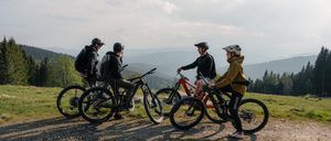 Bild enthält, Bicycle, Vehicle, Wheel, Person, Adult, Male, Man, Helmet, Cycling, Shoe