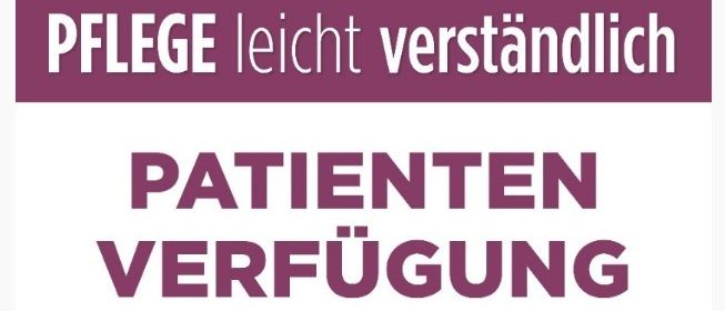 Ein Plakat für eine Patientenberatungsveranstaltung mit Händen, die sich halten, und dem Text 'Pflege leicht verständlich'. Die Veranstaltung ist kostenlos und mit Mag. Dr. Christian Neuhold. Datum: 24. September 2026, 19:00 Uhr.