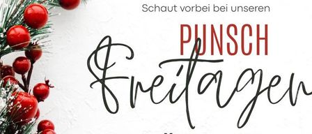 Weihnachtswochenendmenü. Beinhaltet Glühwein, Punsch, alkoholfreie Optionen, Suppe und Würstchen. Verfügbar am Fr 21.11, Fr 5.12, Fr 10.12 und Fr 1.1.