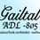 ÖVSV - Amateurfunk im Gailtal -Logo. Das Bild zeigt das Logo für Gaultal ADL -805, mit einem blauen Dreieckssymbol, gefolgt von dem Text Gaultal ADL -805 und einem Slogan in Deutsch darunter.