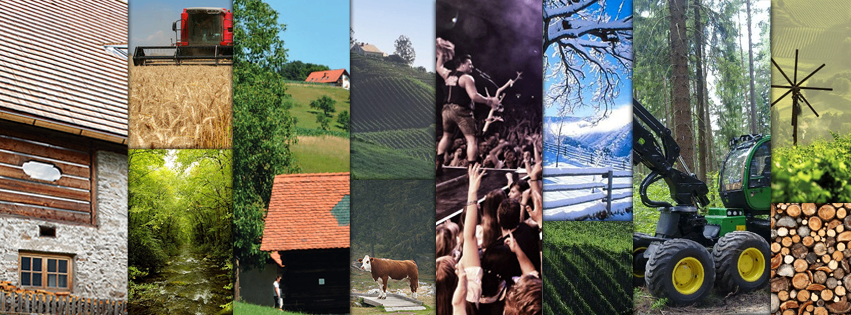 Bild enthält, Collage, Tree, Building, Person, Housing, Wheel, Wood, Cow, Outdoors, Nature