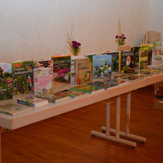 Bild enthält, Hardwood, Wood, Floor, Flooring, Flower, Flower Arrangement, Plywood, Flower Bouquet, Book, Interior Design